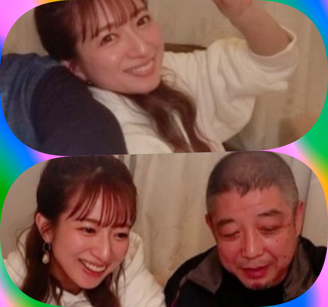 辻希美の若い頃（34歳時)自宅からお父さんとYouTube生配信の時の画像